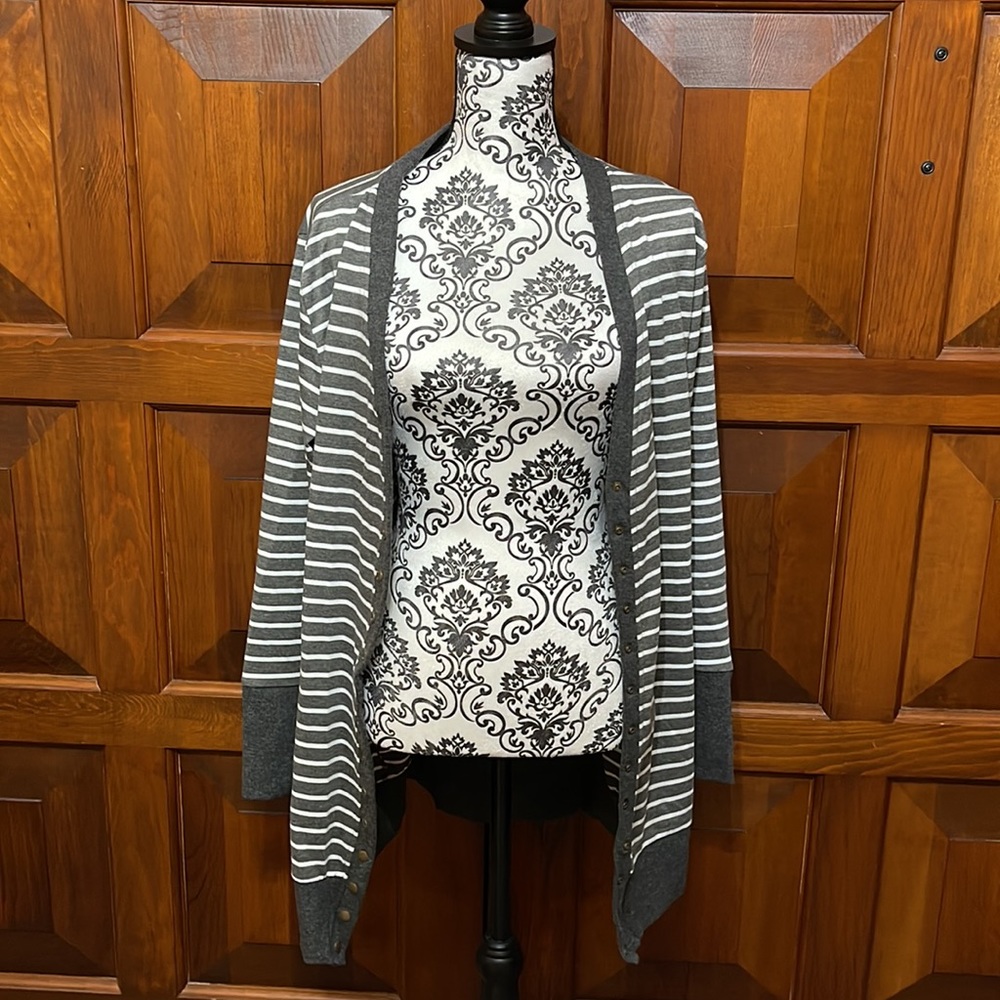 Haute Edition Striped Sweater